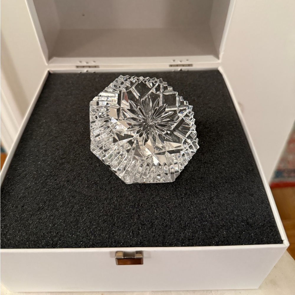 Waterford Crystal Lismore Diamond Paperweight
